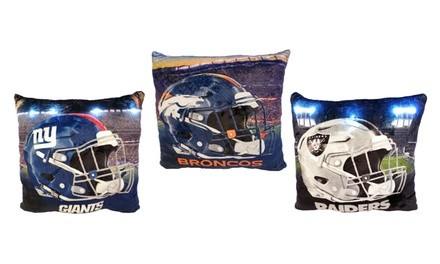 The Northwest Company Football-Themed Light-Up Throw Pillow