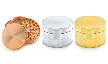 Real 24K Gold and Sterling Silver Titanium Herb Grinders