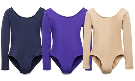 Elowel Kids Basic Long Sleeve Leotard 