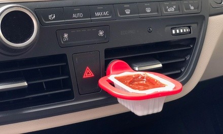 Dipping on the Go Sauce Holder for Car Air Vent (1-, 2-, or 3-Pack)