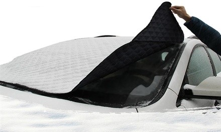 Snow and Sun Protection Car Windshield Cover Fits Most Cars and SUVs