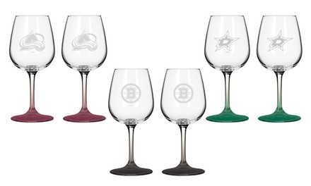 Boelter NHL 12Oz. Wine Glass (2-Pack)