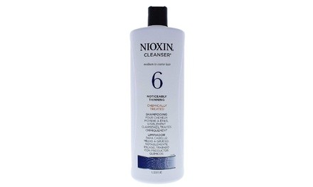 Nioxin System 6 Cleanser Shampoo, 33.8 oz