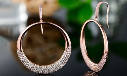 Crystal Drop Earrings made with Swarovski Elements (Multiple Options)