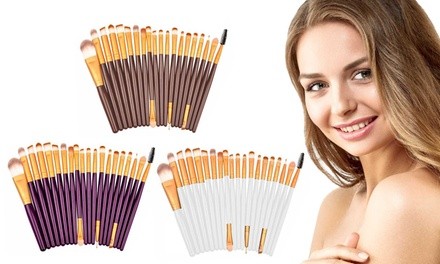 Professional Makeup Brush Set (20-Piece)