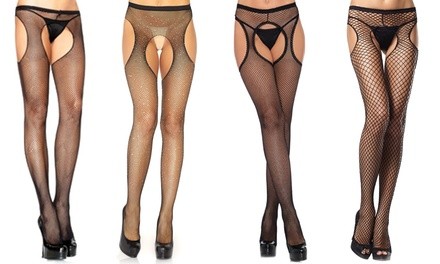 Leg Avenue Fishnet Suspender Tights