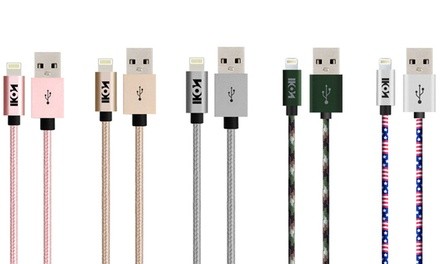 IKON Apple Certified Lightning Charge & Sync Cables (Multi-Pack)