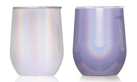 Corkcicle 12Oz. Triple-Insulated Stemless Glass for Wine