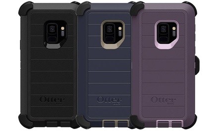 OtterBox Heavy-Duty Case & Tempered Glass Screen Protector for Samsung Galaxy S9