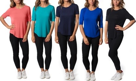 Women's Assorted Stretch Tees (3-Pack)