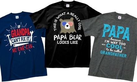 Men's Grandpa Humor Tees (S-3XL)