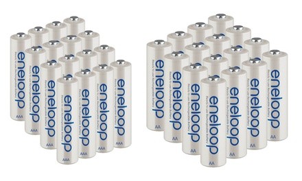 Panasonic eneloop Rechargeable Batteries AA or AAA (16-Pack)