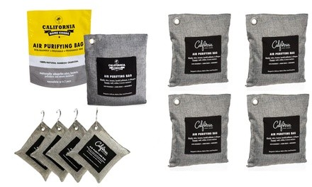 California Home Goods Naturally Activated Bamboo Charcoal Air Purifying Bag (1-, 2- or 4-Pack)