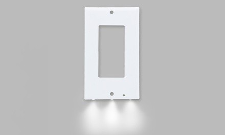 Xtreme Outlet Wall Plate Cover with Built-in LED Light Sensor (Style Options)