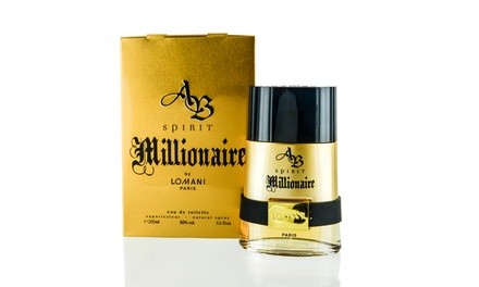 Lomani AB Spirit Millionaire Eau de Toilette for Men (3.3 or 6.6 Fl. Oz.)