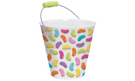 Easter Jelly Bean Metal Bucket (2-Pack)