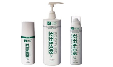 Biofreeze Professional Pain Relieving Gels and Sprays (3-32Oz.)