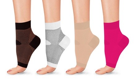 Copper-Infused Plantar Fasciitis Compression Foot Sleeves (1-Pair)