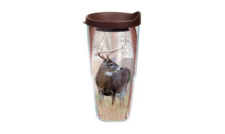 Tervis 1138451 Drinking Glass, Tritan, Deep Trio, 24 Oz