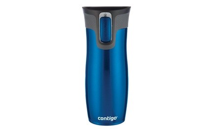 Contigo WLB100J01 Autoseal West Loop Insulated Tumbler/Glass, 16 Oz, Monaco