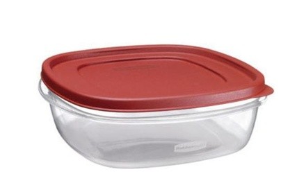 Rubbermaid 1777090 Food Storage Container, 9 Cup, Clear Base