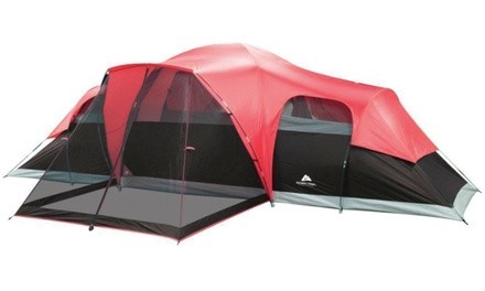 Large Outdoor Camping Tent Ozark Trail 3 Room 10 Person Waterproof New