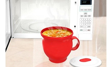 Great Micro-Mug For Soup Noodles And Hot Drinks Easy To Use