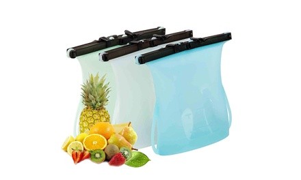 Reusable Silicone Food Storage Bags (3)