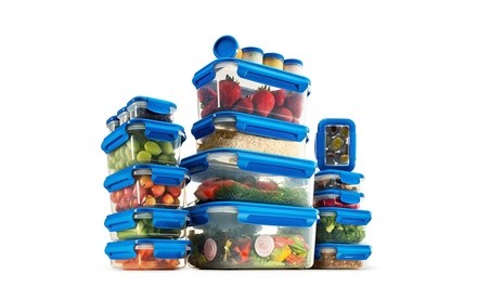 40-Piece Airtight Food Storage Containers Set With Lids 