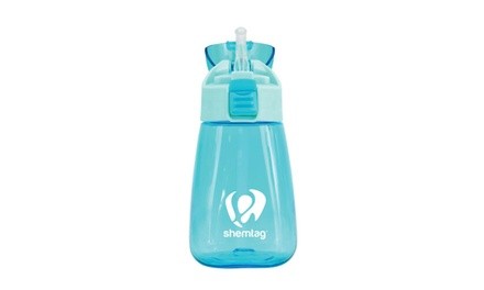 Shemtag Kids Water Bottle-Toddler  11.5oz (350ml) with staw and lid BPA-FREE