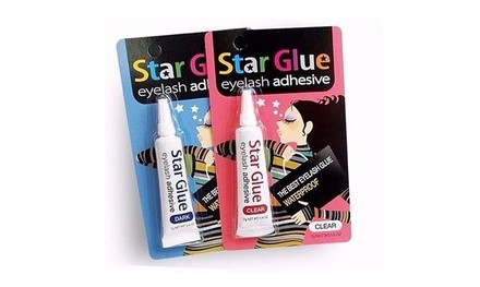 Star Glue Eyelash Adhesive 2 pcs Dark & Clear Waterproof Eyelash Glue