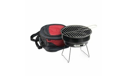 Compact and Lightweight 2-in-1 Mini Portable Grill & Cooler Bag Set