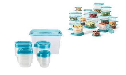 92 piece Food Storage Container Set In Different Sizes