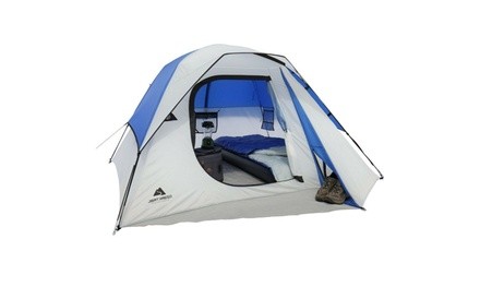 4 Season Tent Hunting Camping 3 Person Blue Dome Tent Enlarged Dome Design