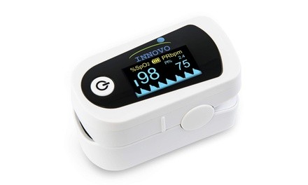 Innovo Premium Fingertip Pulse Oximeter Blood Oxygen Monitor with Plethysmograph