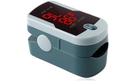 ChoiceMMed Grey Finger Pulse Oximeter Blood Oxygen Saturation Monitor Great