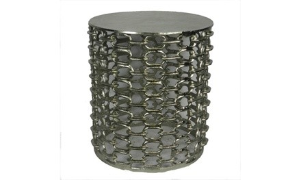 Sturdy Metal Stool - Benzara