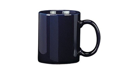 Harolds Kitchen 90008 12 oz Ceramic Mug Blue - pack of 6