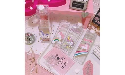 500ml Unicorn Milk Drink Box Water Bottle