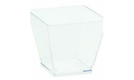 Amscan 438901.86 Mini Plastic Cube Clear - Pack of 240