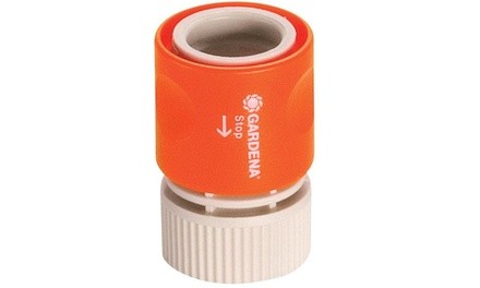 Gardena 36918 Hose Connector With Stop, 5/8