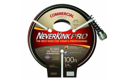 Neverkink 9844-100 Commercial Duty Pro Garden Hose, 3/4