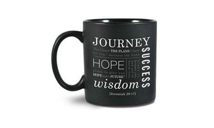 Lighthouse Christian 196600 16 oz Mug-Simple Faith Series II - Journey Black