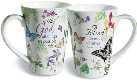 Lissom Design 35105 Porcelain Mug - Friend