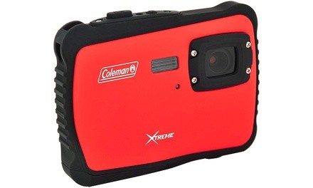 Coleman C6WP-R Xtreme 12.0 MP/HD Underwater Digital  Video Camera Red