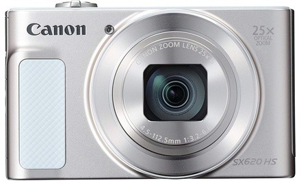 Canon PowerShot SX620 Digital Camera w/25x Optical Zoom - Wi-Fi  NFC Enabled Sil