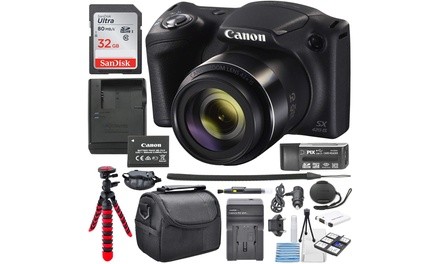 Canon PowerShot SX420 IS Black with 42x Optical Zoom and Built-In Wi-Fi Digital 