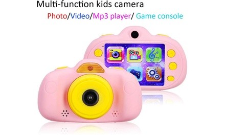 Multi-Functional Kids Camera with Playable Games, 2.4 Inch Display Children Digi