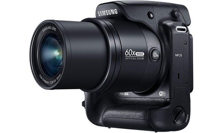 Samsung WB2200F 16.3MP CMOS Smart WiFi  NFC Digital Camera with 60x Optical Zoom