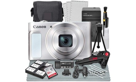 Canon PowerShot SX620 HS Digital Camera along with 32GB, Deluxe Accessory Bundle